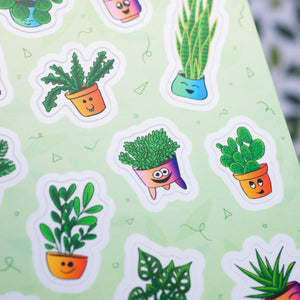 Plants sticker sheet