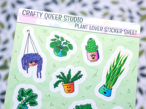 Plants sticker sheet