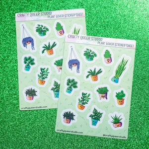 Plants sticker sheet