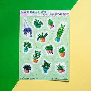 Plants sticker sheet