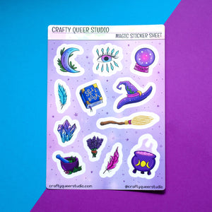 Magic Witchy sticker sheet