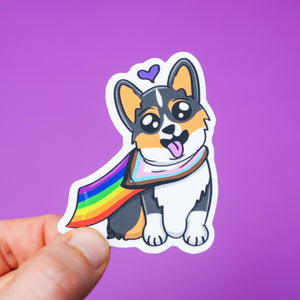 Inclusive Corgi sticker