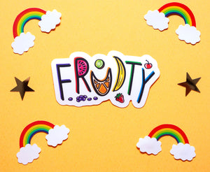 Fruity sticker