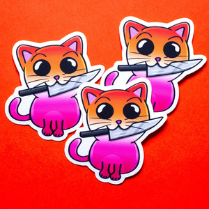 Lesbian Cat sticker