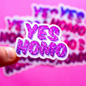 Yes Homo sticker