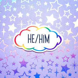 Pronoun stickers
