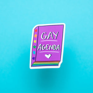 Gay Agenda sticker