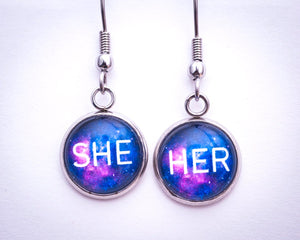 she her trans pride jewelry