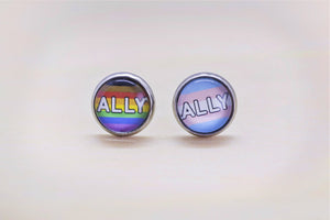 lgbtq ally earrings