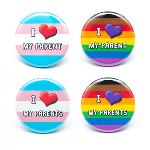 lgbtq trans ally pride button