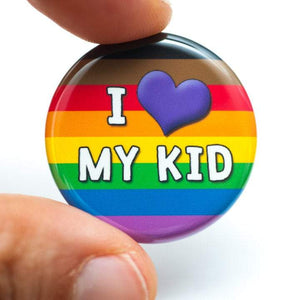 lgbtq ally pin magnet