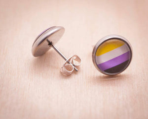 non-binary queer earrings