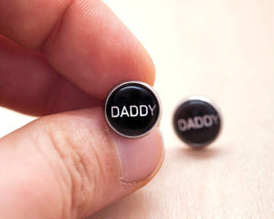 queer pride daddy earrings