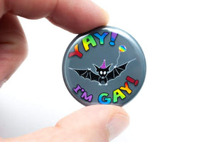 lgbtq gay pride button