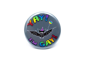 lgbtq cute gay pride button