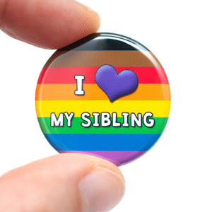 lgbtq queer ally pride button