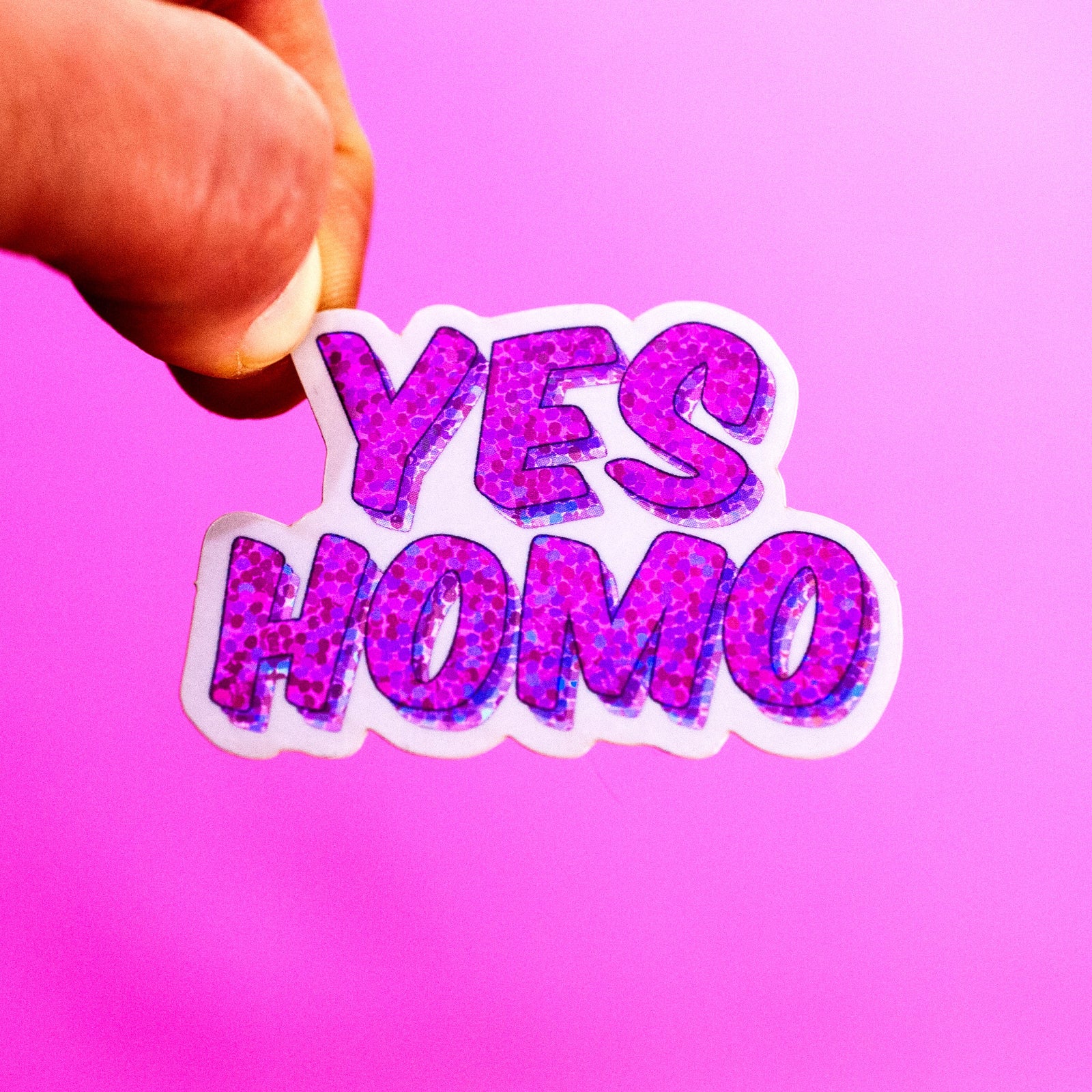 Yes Homo sticker
