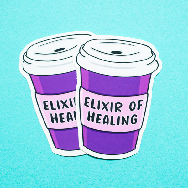 Elixir of Healing Stickers For Sale | Free Shipping On Orders $50 ...