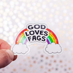 God Loves Fags Magnet