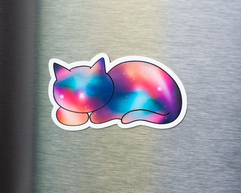 Galaxy Cat Magnet