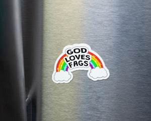 God Loves Fags Magnet