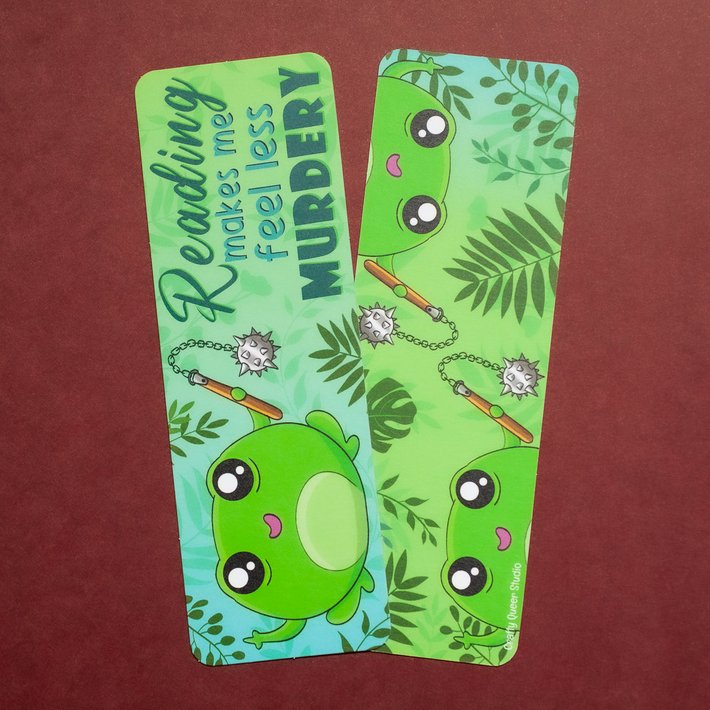 Reading Makes Me Feel Less Murdery bookmark