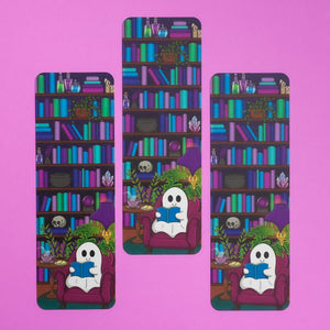 Ghost Reading bookmark