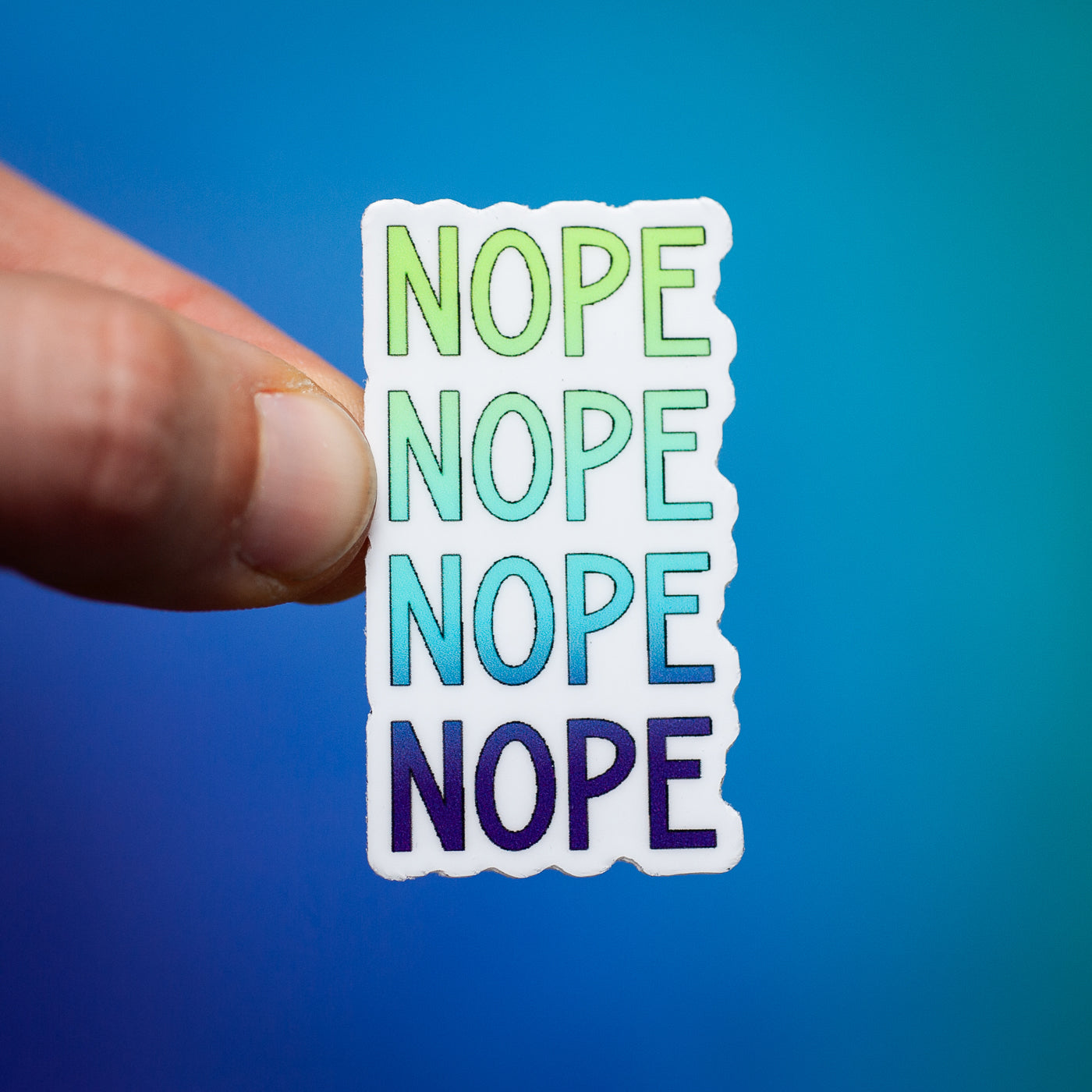 Nope Nope Nope Nope sticker