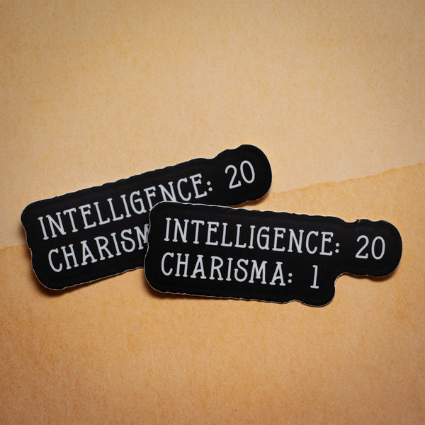 Charisma Sticker Funny Gaming Stickers | Free Shipping On Orders $50+ - Crafty Queer Studio