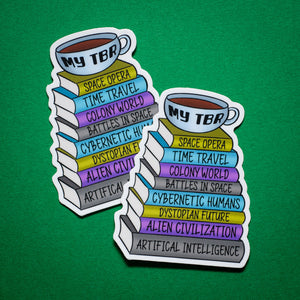 My TBR Sci-Fi sticker