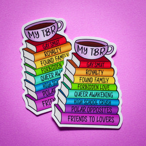 My TBR LGBTQ+ sticker