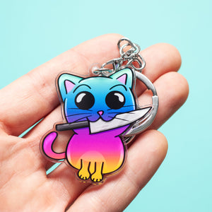Cat keychain