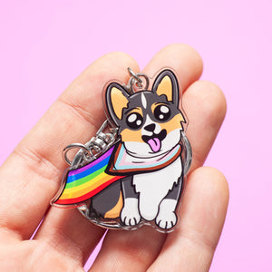 Corgi keychain