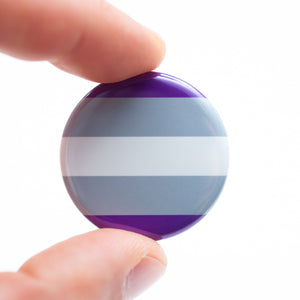 Graysexual pride flag button