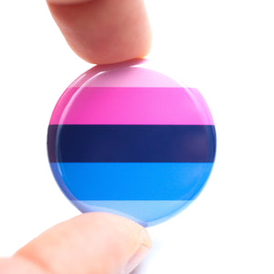 Omnisexual pride flag button