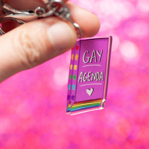 Gay Agenda keychain