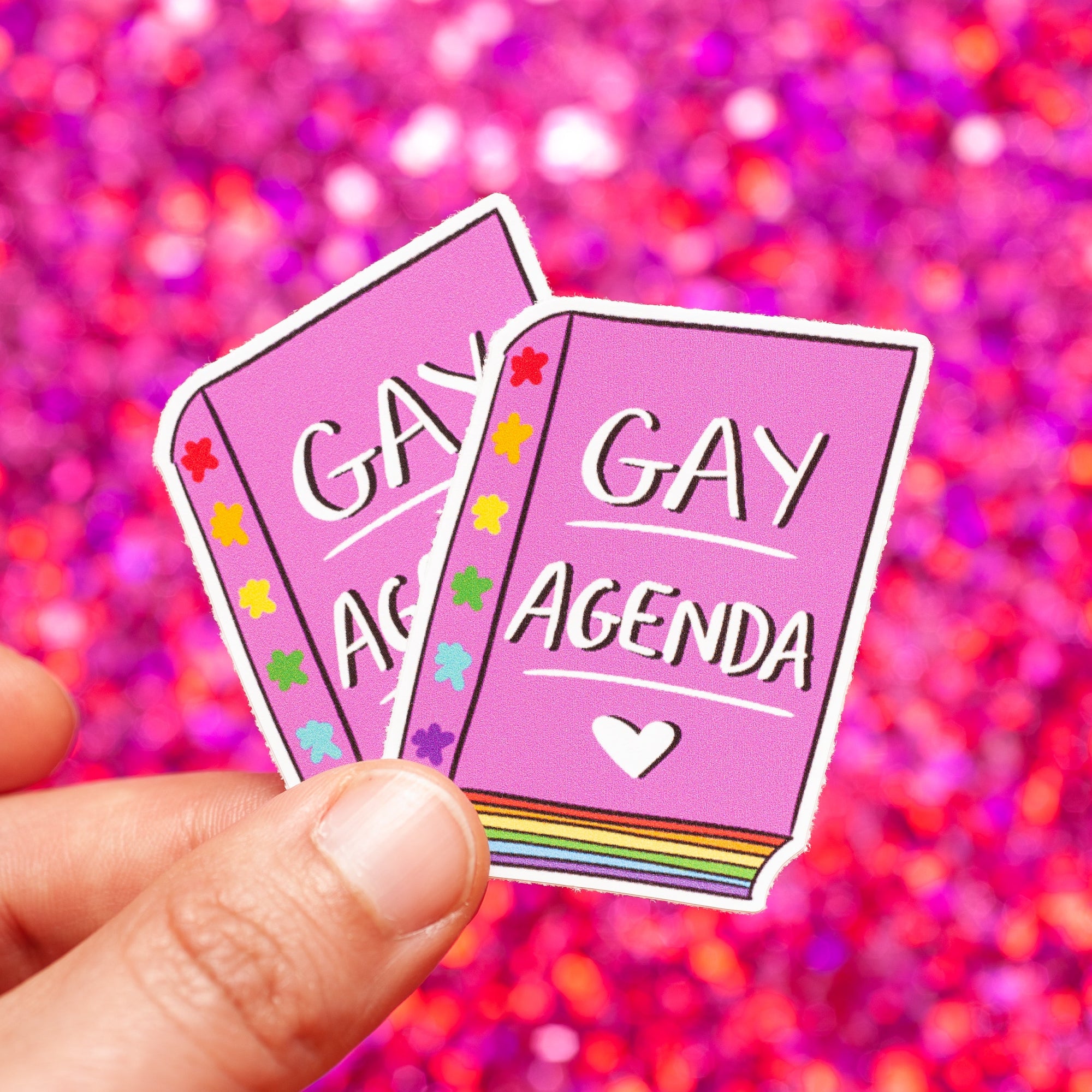 Gay Agenda sticker