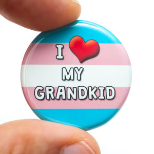 i love my grandkid trans ally button