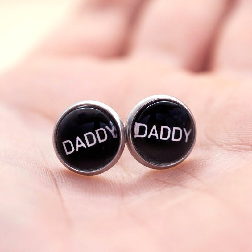 queer pride daddy earrings