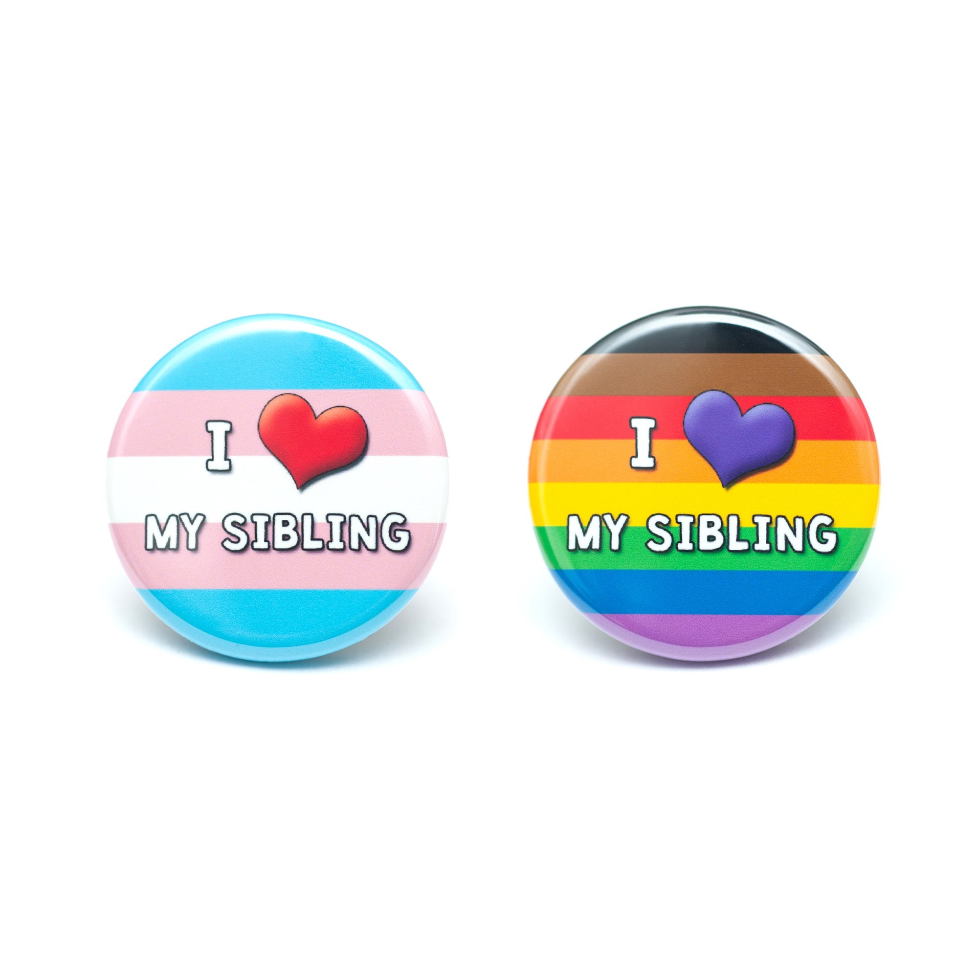 lgbtq trans ally pride button