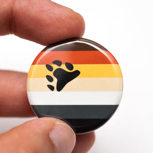 bear pride flag gay pride button magnet