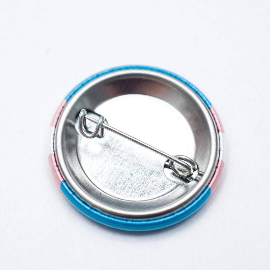 Transgender Pride Flag Button | Free Shipping $50+ - Crafty Queer Studio