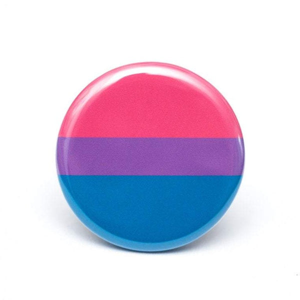 Bisexual Pride Flag Button | Free Shipping $50+ - Crafty Queer Studio
