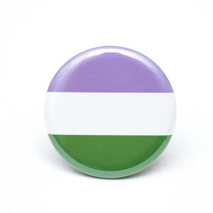 lgbtq genderqueer pride flag button