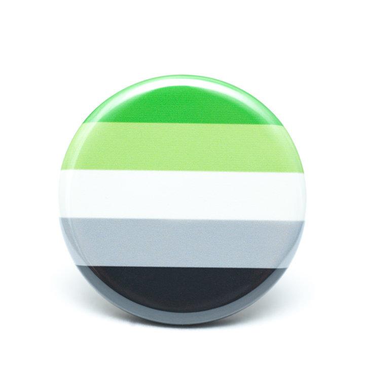 aromantic lgbtq button