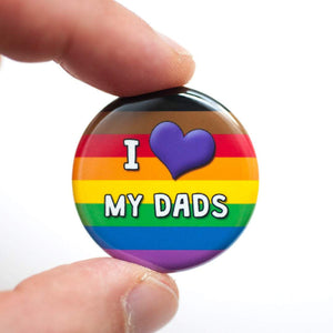 lgbtq ally inclusive pride button