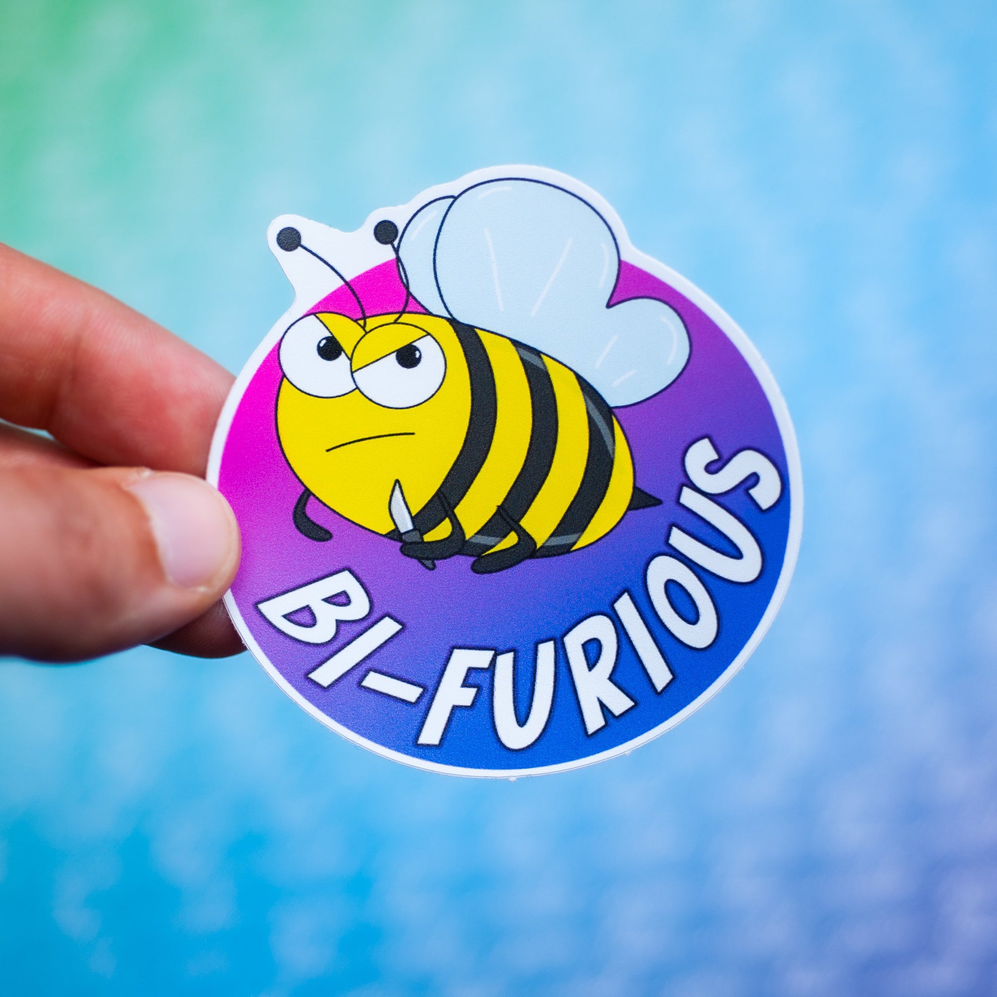 Bi-Furious sticker